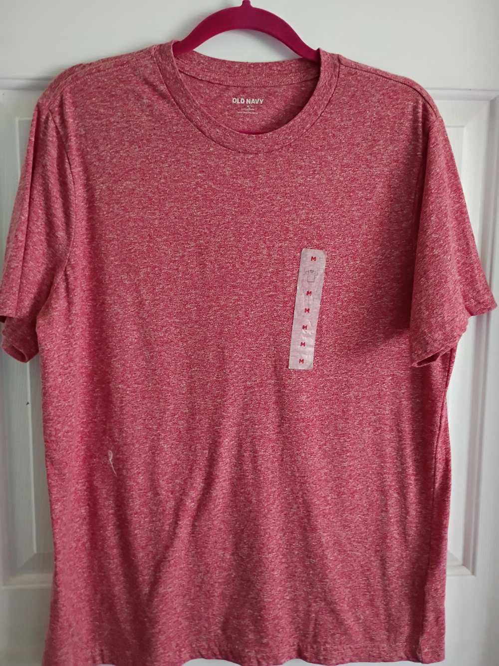 Old Navy New Red Heather Short-Sleeve Crew Tee - Picture 4 of 8